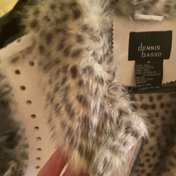 Great, unique animal print lined long vest - Picture 4 of 9